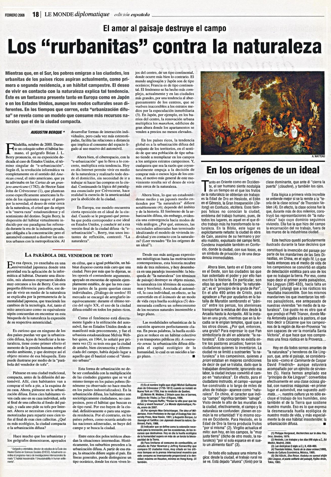 Los «rurbanitas» (Le Monde Diplomatique)