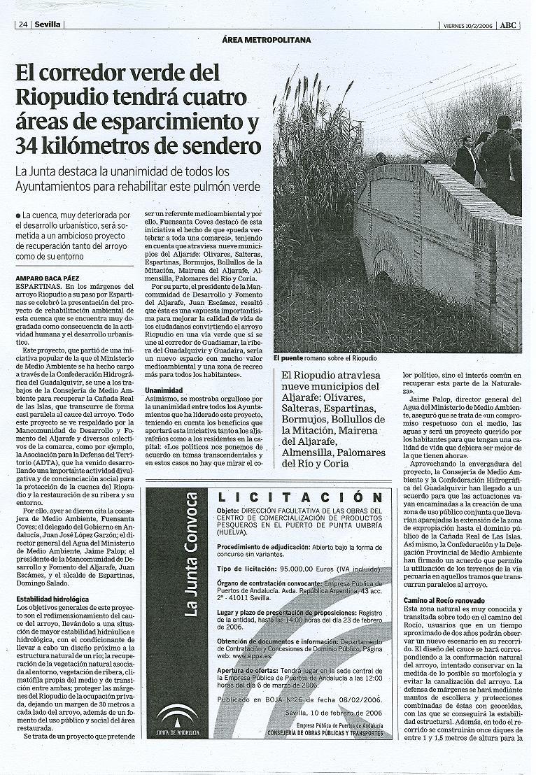 El Riopudio en ABC (febrero de 2006)