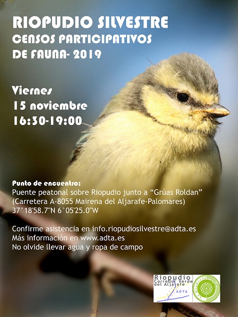RIOPUDIO EXISTE  11ª Salida de campo Riopudio Silvestre. Censo participativo de fauna.