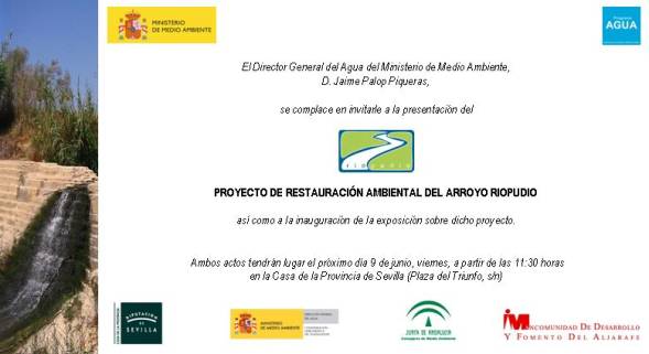 Resultado de la participación ciudadana en el proyecto de la CHG para el Riopudio