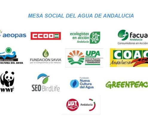 La Mesa social del agua de Andalucía se pronuncia ante la crisis hídrica