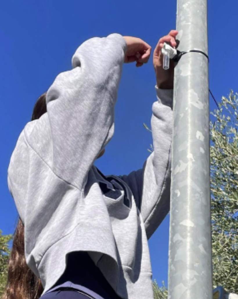 Participamos por primera vez en la campaña de mediciones de NO2 en centros escolares.