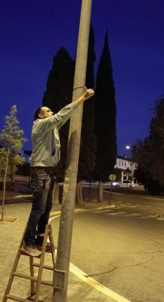Participamos por primera vez en la campaña de mediciones de NO2 en centros escolares.