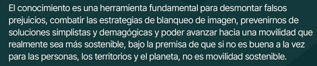 Documento: "movilidad sostenible ¿de que estamos hablando?"
