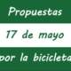 PROPUESTAS PARA LOS PROGRAMAS ELECTORALES POR LA MOVILIDAD CICLISTA
