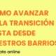 Avanzar en transición justa desde nuestros barrios. Cursen línea y gratuito.