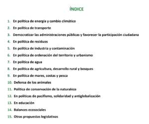 150 medidas para las elecciones autonómicas
