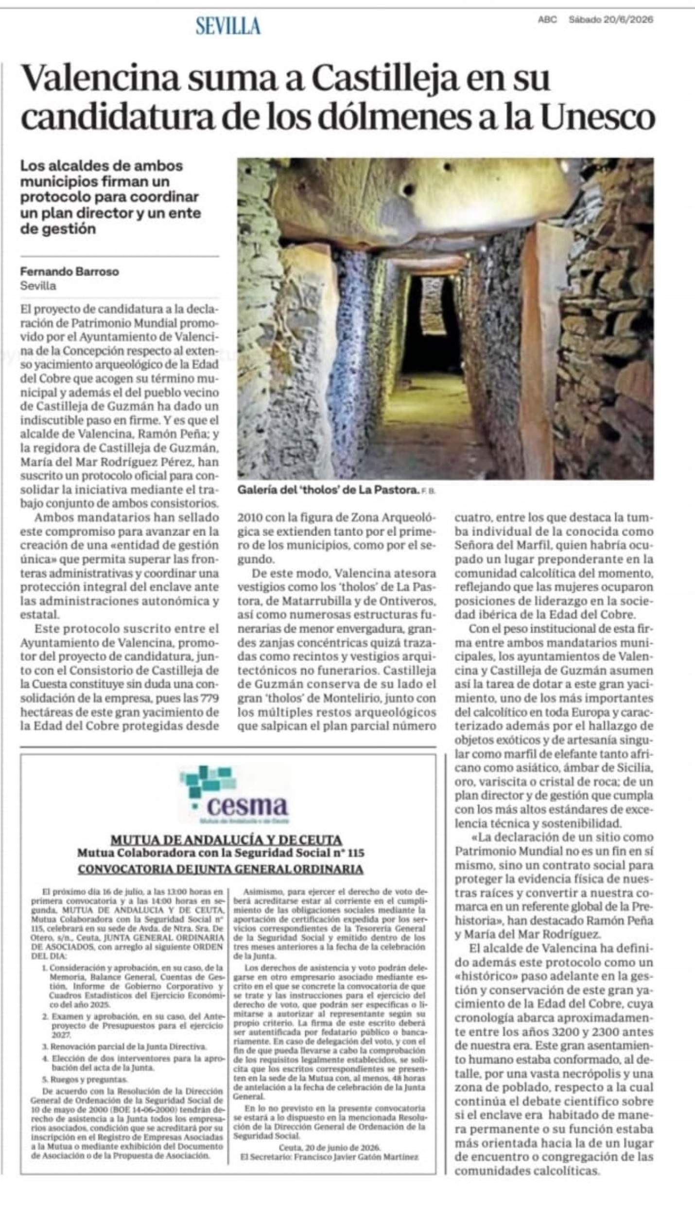 Importante decisión en la defensa de la zona arqueológica de Valencina - Guzmán