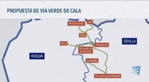 Lecturas de verano_14: Ferrocarril de Cala a San Juan de Aznalfarache Vídeo, de hace 11 años, reclamando la vía verde de Cala