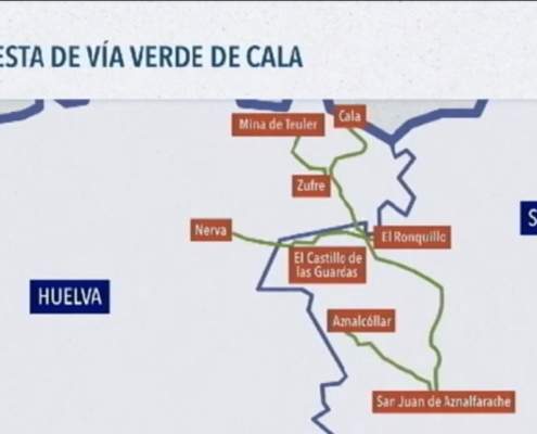 Lecturas de verano_14: Ferrocarril de Cala a San Juan de Aznalfarache Vídeo, de hace 11 años, reclamando la vía verde de Cala.
